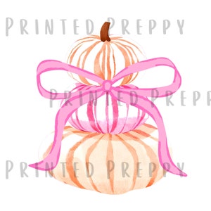 Pink Pumpkin Topiary with Bow PNG / Preppy Fall Pumpkins / Grandmillenial /Pumpkin Topiary / Pumpkin with Bow/ Coquette Pumpkin /Fall PNG