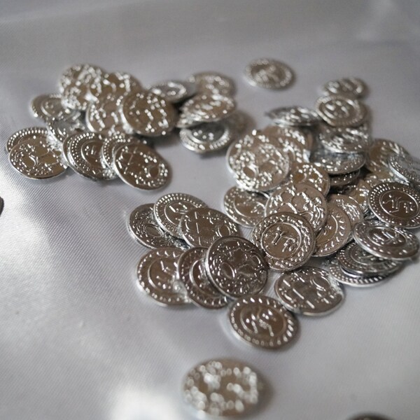 Sekeh Mobarak Baad (SILVER color) - 200 pieces