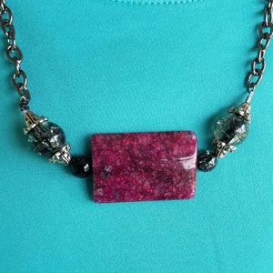 Pink Agate Necklace