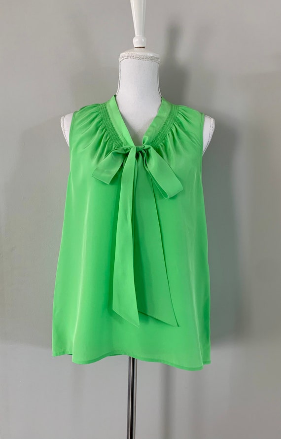 Vintage Lilly Pulitzer Lime Green Pure Silk Ribbo… - image 2