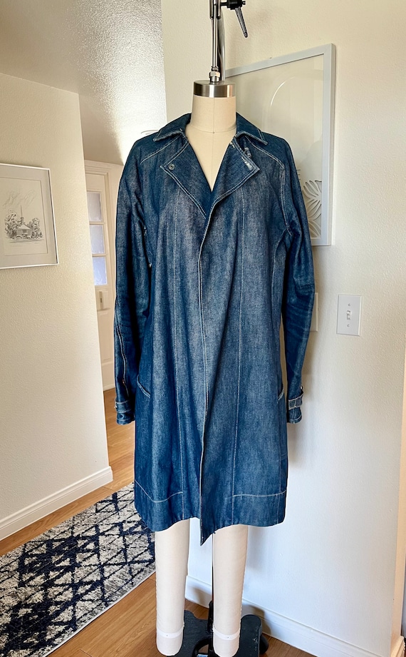 Vintage Levi’s Denim Trench Coat/Boyfriend Look/Da