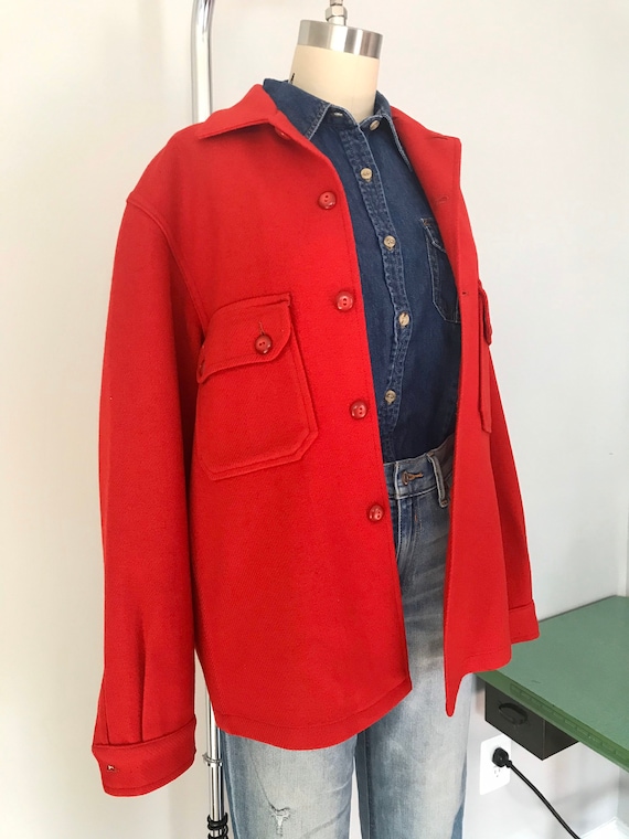 Vintage geek chic boy scout field Shirt Jacket/uni