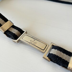 Gucci Tan and White Striped Belt Gucci Striped Belt in White for Men | Lyst main image 4