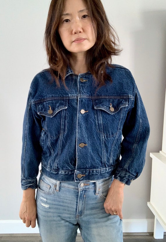 Vintage 80s Palmetto’s Denim Jacket Size S/3/4 Sle