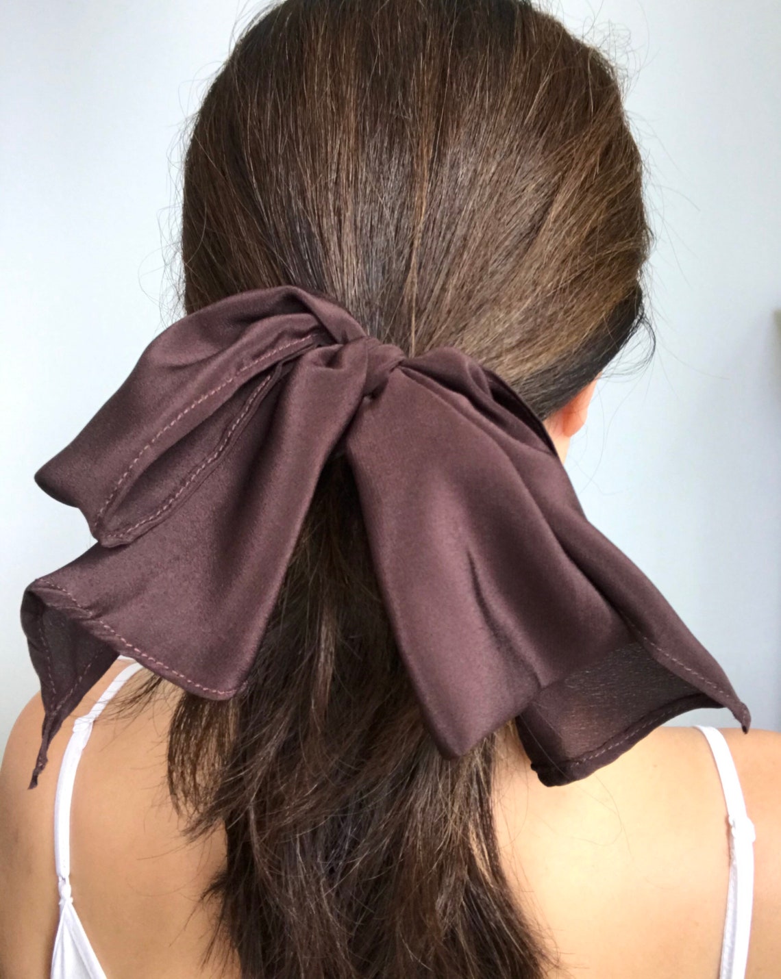 100 Pure Silk Hair Ribbon Tie/Multifunction/ Headband/ Neck Etsy