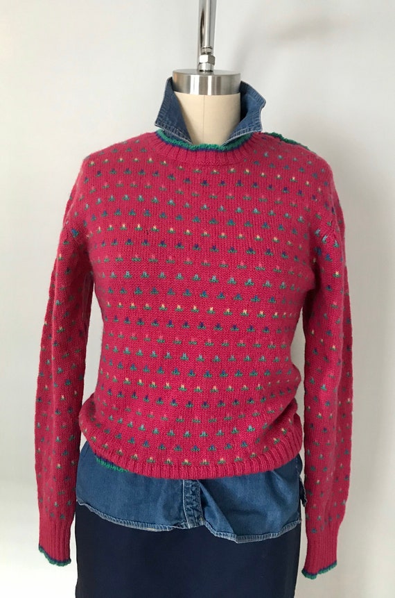 college sweater vintage