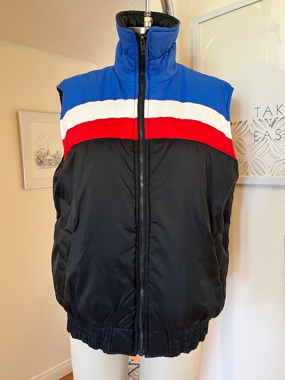 Veste Polaire/doudoune Vintage L.L. Bean Homme - Taille S - Rouge - Pour Ski/snow - Occasion Excellent état