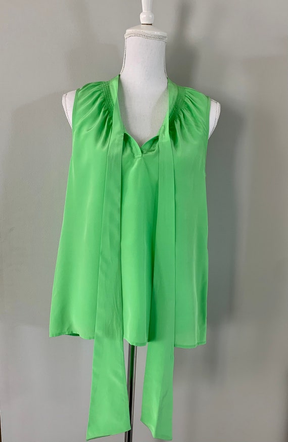 Vintage Lilly Pulitzer Lime Green Pure Silk Ribbo… - image 3