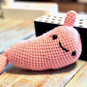 Plush Stomach Toy, Amigurumi Organ, Crochet Biology Toy, Gift For Teacher, Cute Anatomy Gift for Surgeon, Funny Doctor Gift, Stomach Toy