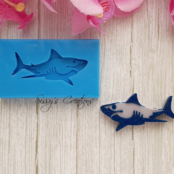 Shark 3D Mold, 5 cm, for Resin and Polymer Clay