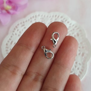 Catena Di Estensione Con Moschettone In Argento 925 - 5 Cm Per Bracciali Fai Da Te - Foto 12