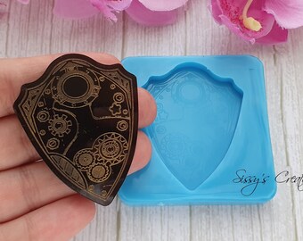 Ouija Steampunk Planchette Mold, 5 cm, for Resin and Polymer Clay