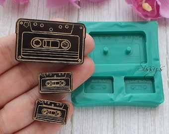 Kassettenform, 4 cm, für Resin und Polymer Clay