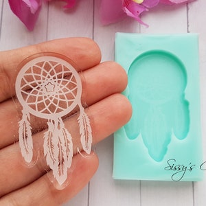 Dreamcatcher Mold, 5 cm, for Resin and Polymer Clay