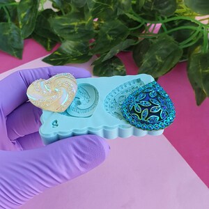 Gems Cabochon Mold, 3 cm, for Epoxy Resin, Polymer Clay. Wax, Soap, Plaster... image 9