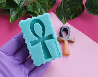 Egyptian Cross Ankh, Ancient Egypt, 6 cm, for Epoxy Resin, Polymer Clay. Wax, Soap, Plaster...