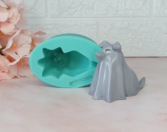 Ghost Dog Halloween Mold, 5 cm, for Resin, Polymer Clay, Wax, Soap, Plaster...