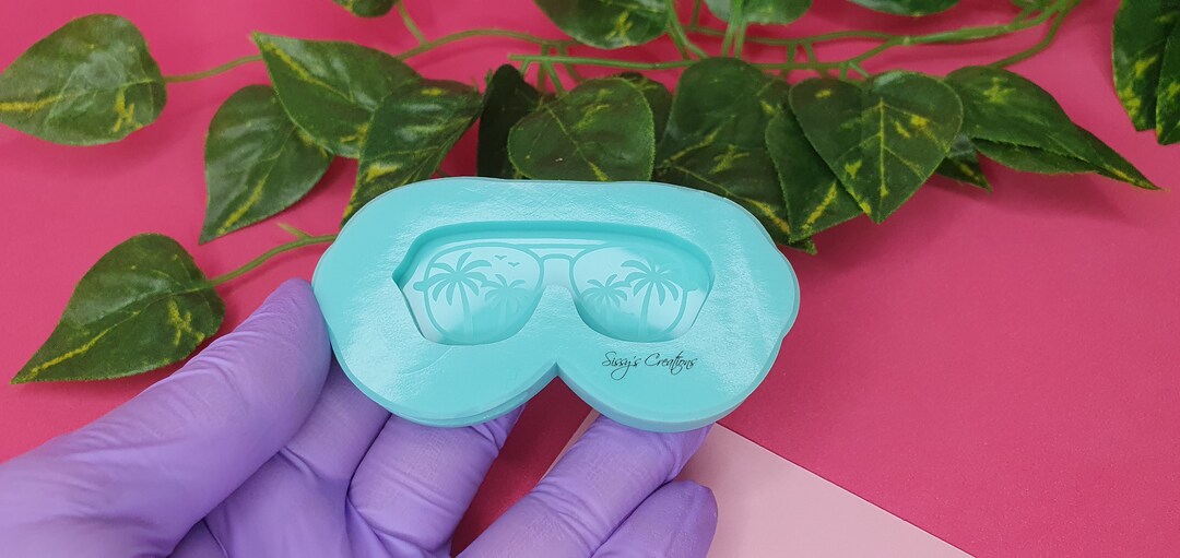 Beach Sunglasses Silicone Mold 5 Cm for Resin Polymer Clay Etsy