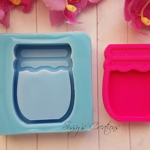 Honey Jar Shaker Mold, 6 cm, for Resin and Polymer Clay