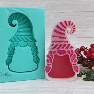 Weihnachts-Wichtel Gießform, 11 cm, für Resin und Polymer Clay
