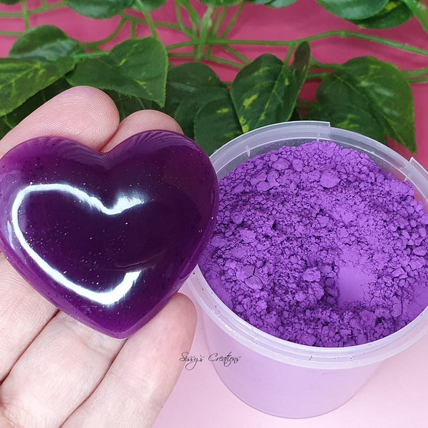 Purple Pigment, Colour for Resin and Polymer Clay