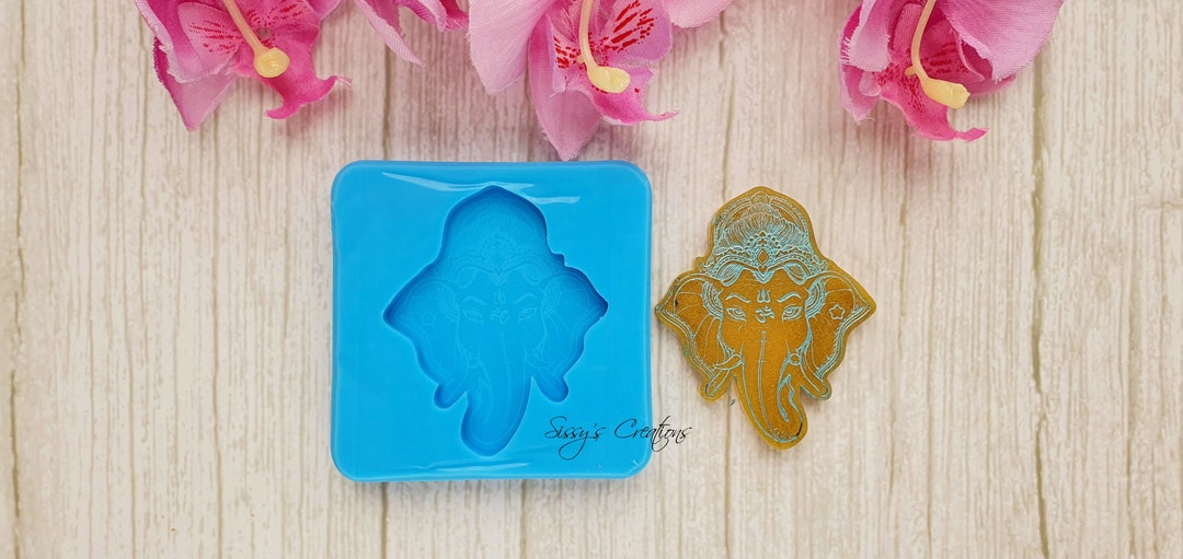 Ganesha Mold 5 Cm for Resin and Polymer Clay Etsy