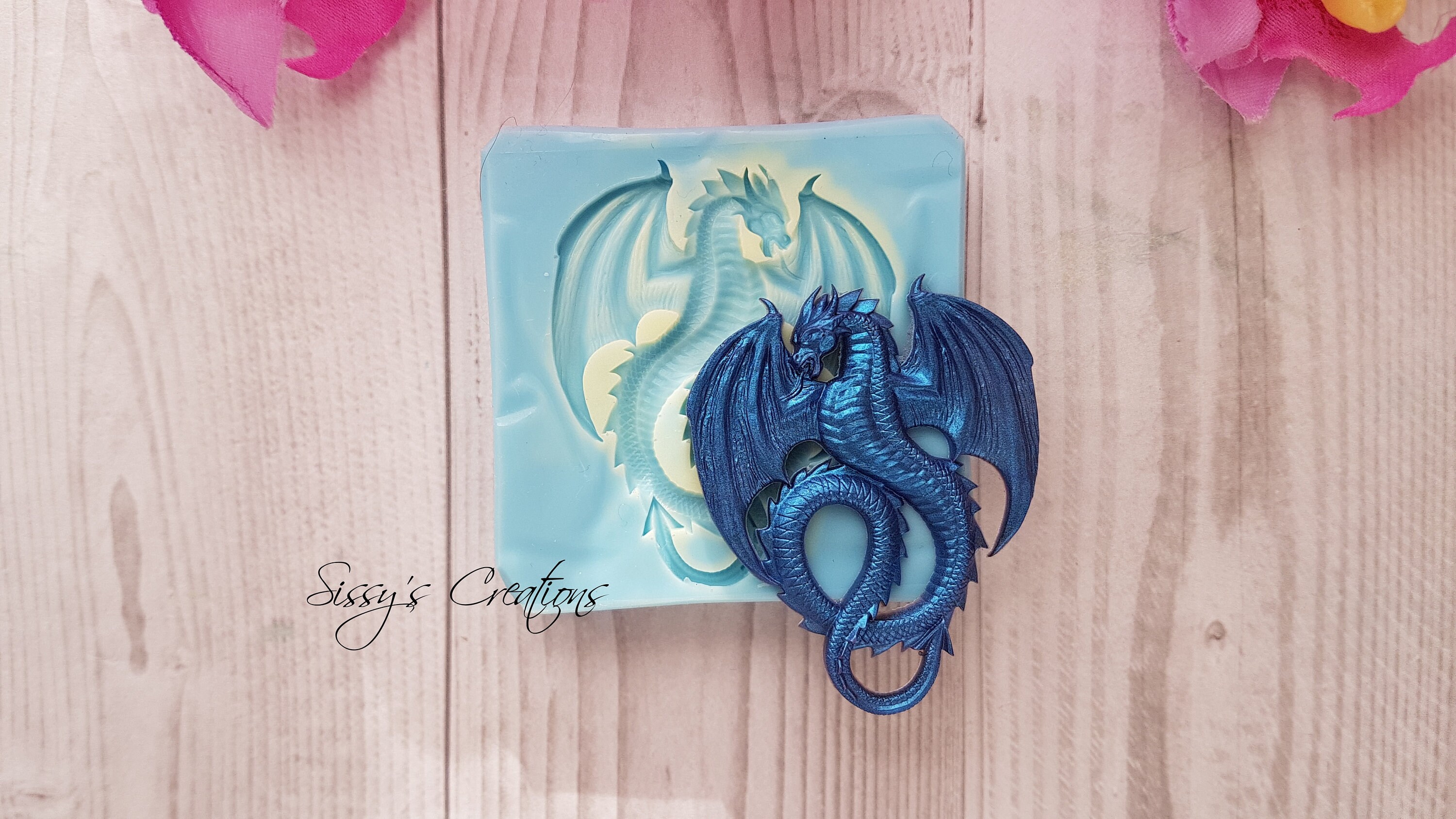 Dragon Mold 4 Cm for Resin and Polymer Clay Etsy