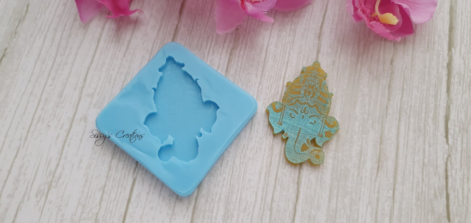 Ganesha Mold 5 Cm for Resin and Polymer Clay Etsy