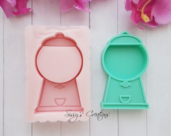 Candy Machine Shaker Mold, 7 cm, for Epoxy Resin, Polymer Clay, Wax, Soap, Plaster...