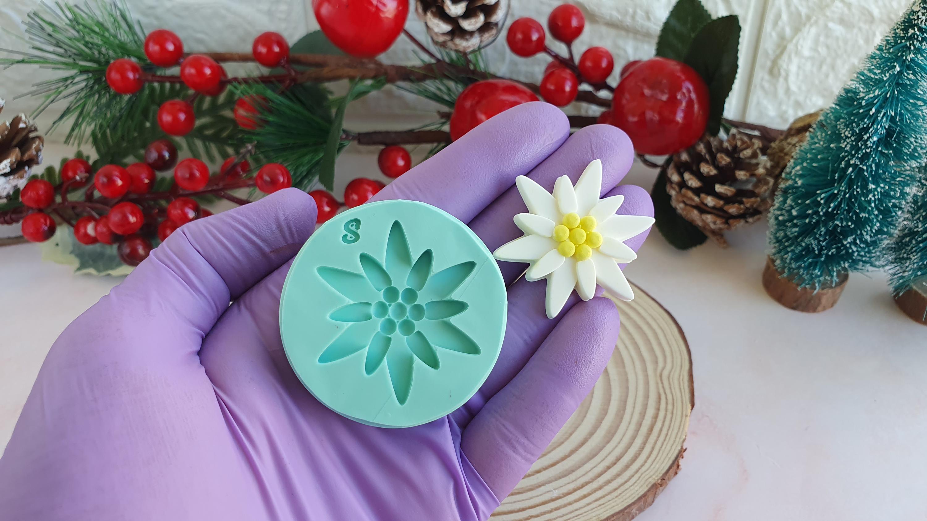 4 Pièces Moules en Silicone de Flocon de Neige,Moule en Silicone Époxy