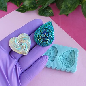 Gems Cabochon Mold, 3 cm, for Epoxy Resin, Polymer Clay. Wax, Soap, Plaster... image 6