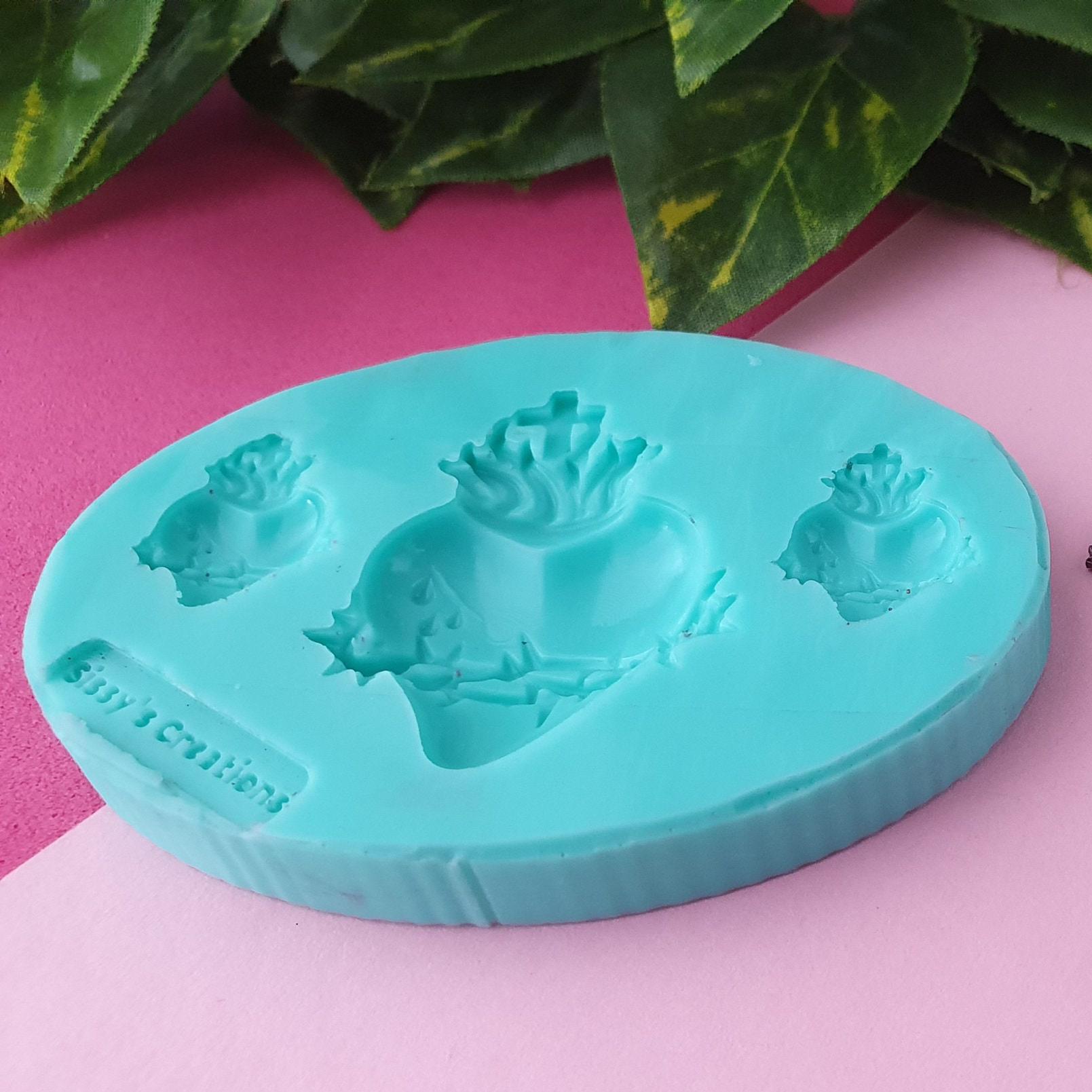 Ideen Mit Herz Stampo In Silicone Per 19 Case Miniature – Per Gesso, Cemento, Resina E Cioccolato (Uso Alimentare)
