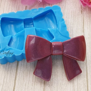 Big Bow Mold, 6 cm, for Resin, Polymer Clay, Wax, Soap...