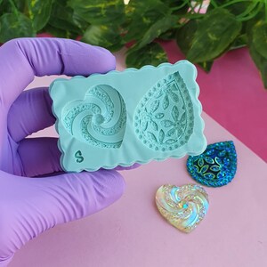 Gems Cabochon Mold, 3 cm, for Epoxy Resin, Polymer Clay. Wax, Soap, Plaster... image 4