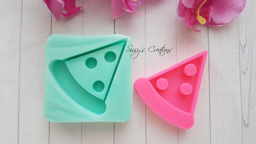 Pizza Shaker Mold, 6 Cm, for Resin and Polymer Clay Etsy