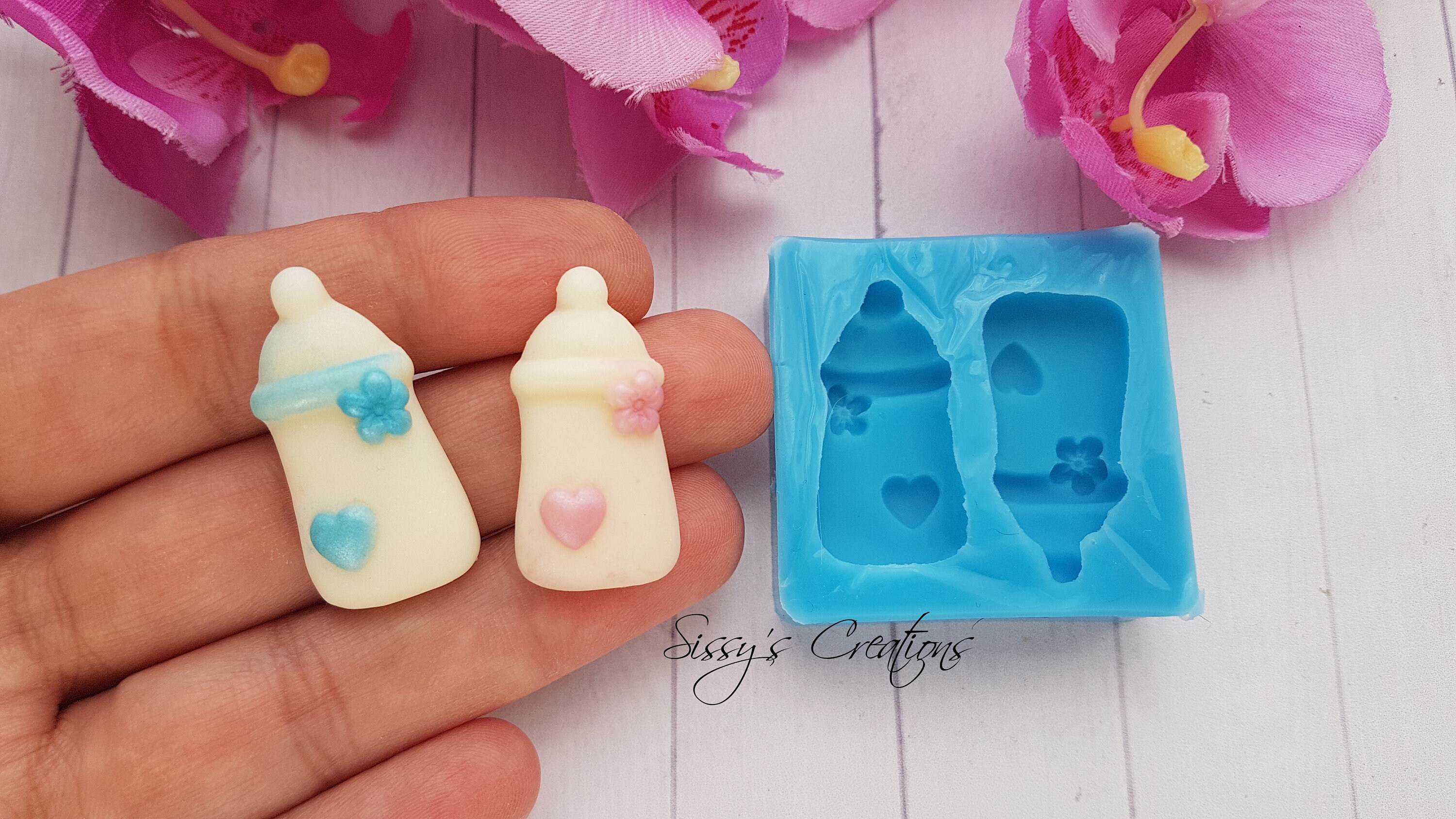 2 pcs Baby Bottle Mold Baby Bottle 3 cm for Resin and Etsy