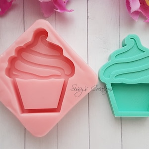 Shaker Cupcake Mold, 6 cm, for Resin and Polymer Clay