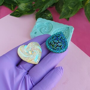 Gems Cabochon Mold, 3 cm, for Epoxy Resin, Polymer Clay. Wax, Soap, Plaster... image 7