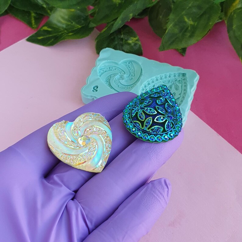 Gems Cabochon Mold, 3 cm, for Epoxy Resin, Polymer Clay. Wax, Soap, Plaster... image 7