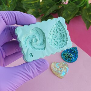 Gems Cabochon Mold, 3 cm, for Epoxy Resin, Polymer Clay. Wax, Soap, Plaster... image 5