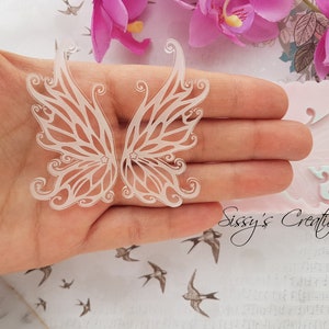Gießform Feenflügel, 6 cm, für Resin und Polymer Clay