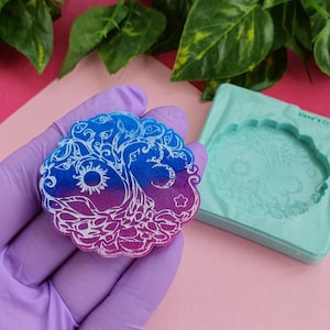 Tree of Life Mold, 5 cm, for Resin, Polymer Clay, Wax, Soap, Plaster...