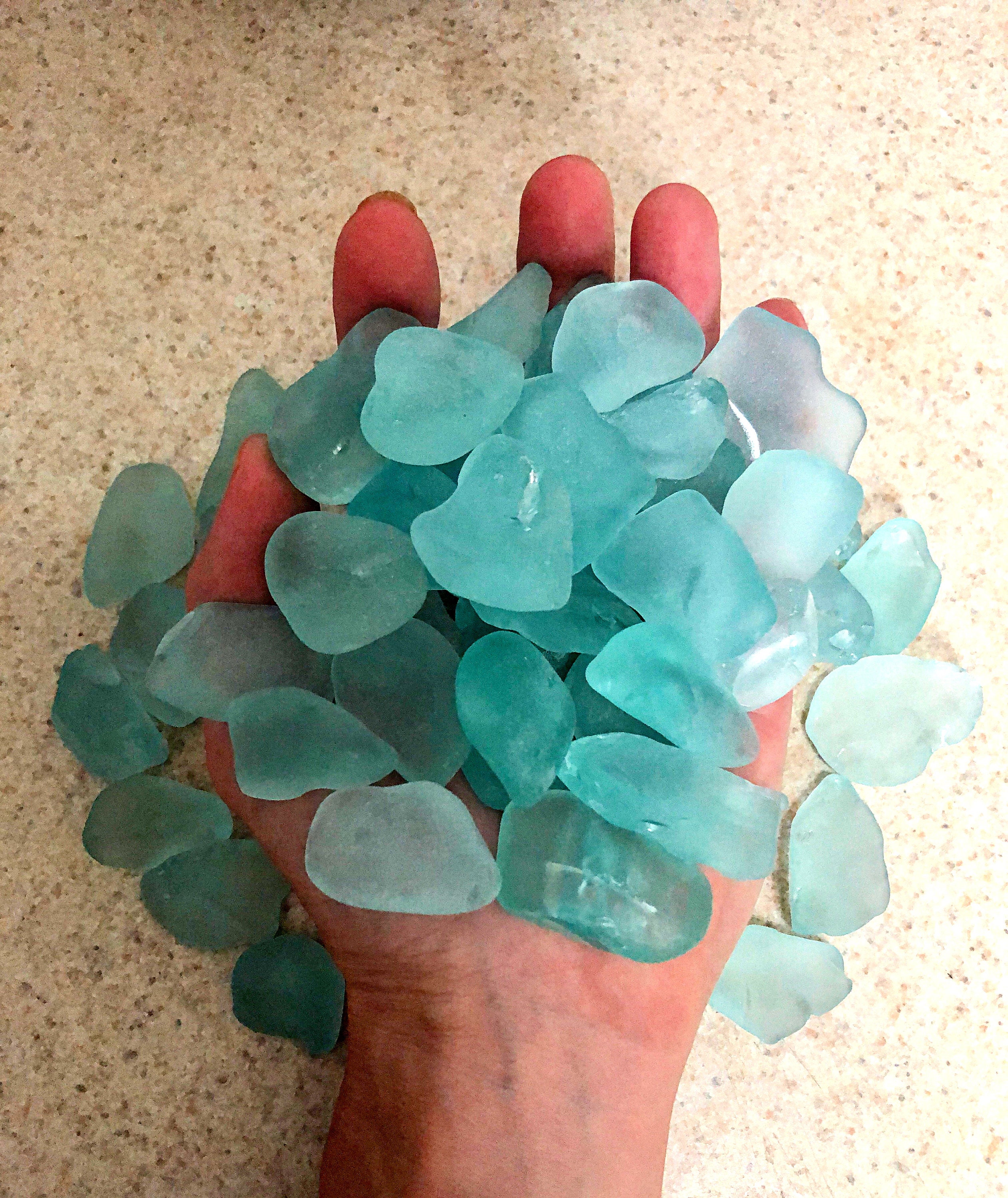 WW shipping 1lb Bulk tumbled sea glass sea glass sea glass Etsy