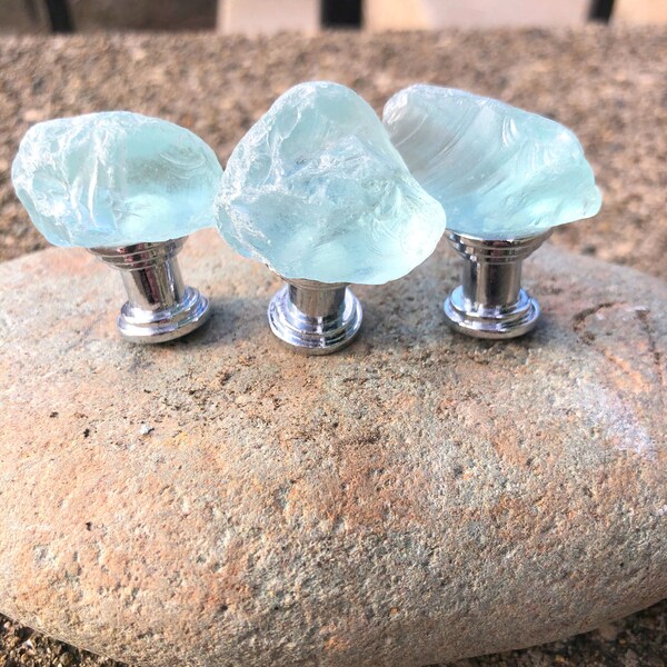Beach Glass Knobs Etsy