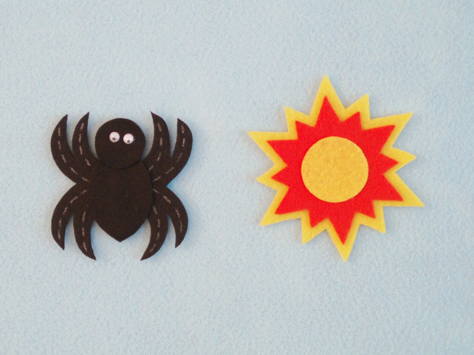 The Itsy Bitsy Spider Felt Board Set/flannel Board - Etsy