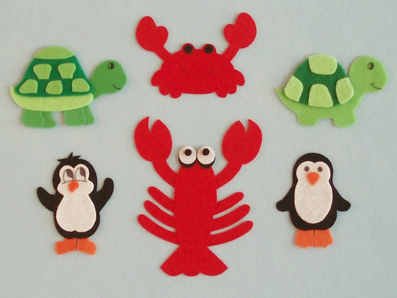 There's a Ruckus in the Ocean Felt Board Story/Felt Board Stories/Flannel board Stories/Felt Ocean Animals/Ocean Theme/Teaching Resource image 2