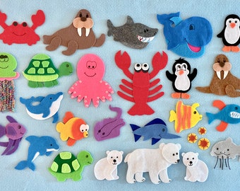 There's a Ruckus in the Ocean Felt Board Story/Felt Board Stories/Flannel board Stories/Felt Ocean Animals/Ocean Theme/Teaching Resource