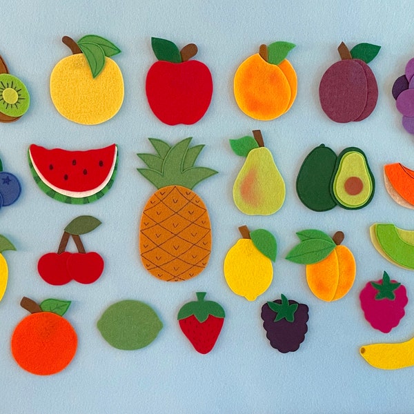 Felt Fruit - Etsy