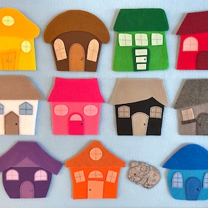 Mouse Hide and Seek Felt Board Set: Learning Colors Story