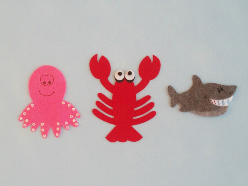 There's a Ruckus in the Ocean Felt Board Story/Felt Board Stories/Flannel board Stories/Felt Ocean Animals/Ocean Theme/Teaching Resource image 6